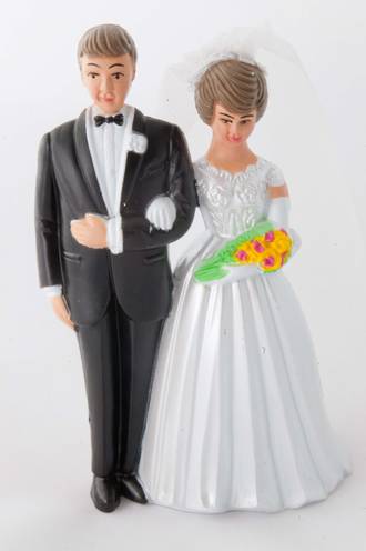 White Bride and Groom, 90mm